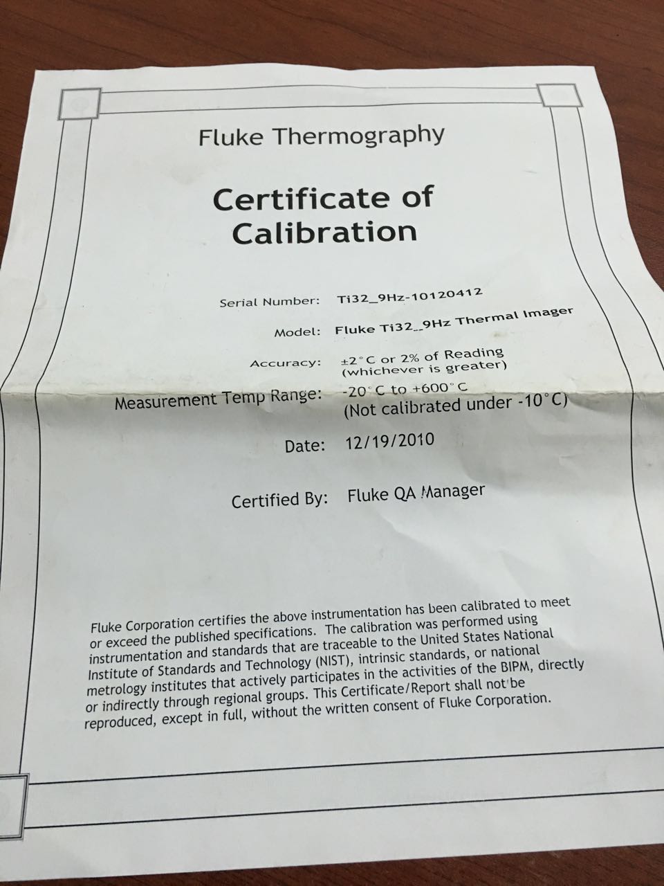 ؽFluke Ti32