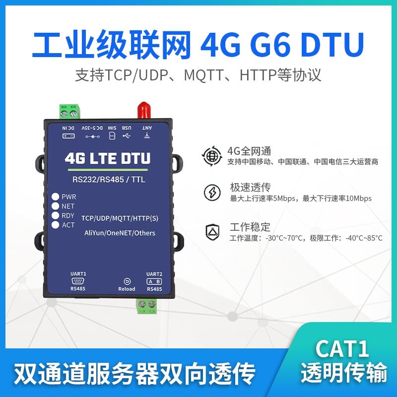 ҵ4G DTU͸ģRS485ͨѶ232ȫͨTCP/MQTT