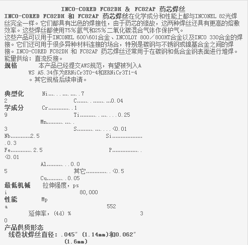 ԭװƷϽ INCO-WELD? C ˿ INCO-WELD? C